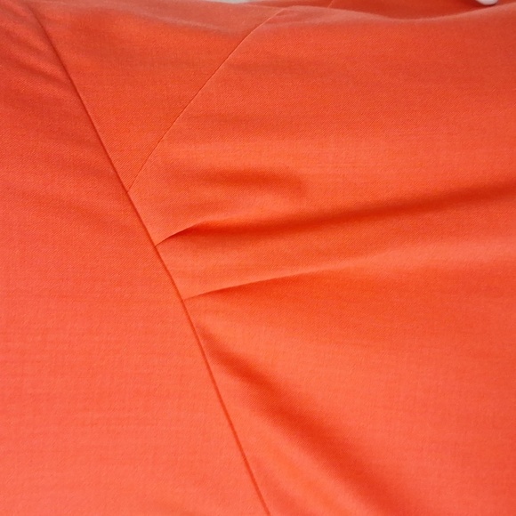 Boss Hugo Boss Re Orange Dipera Preppy Careerwear Sheath Midi Dress Size 6 - Picture 5 of 10